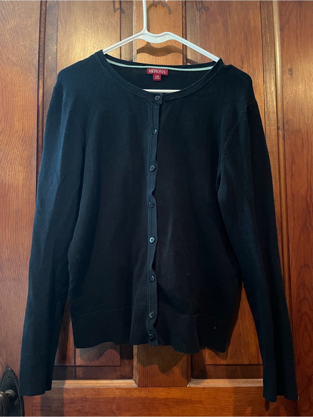 Merona Women’s Black Button-Front Sweater